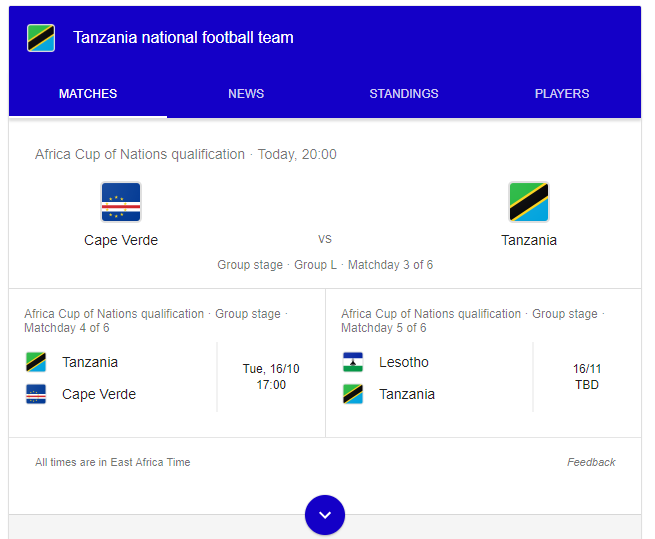 Taifa Stars uso kwa uso na Cape Verde