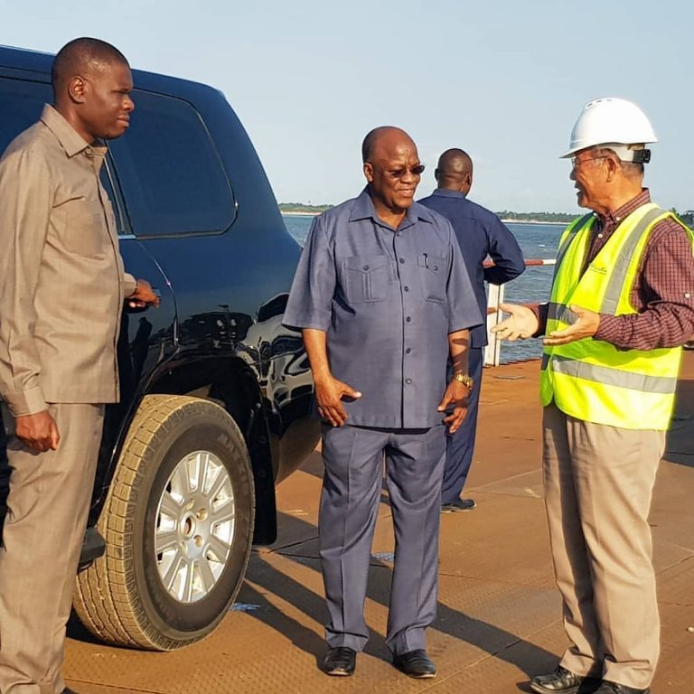 Rais Magufuli atembelea mradi wa Daraja la Tanzanite