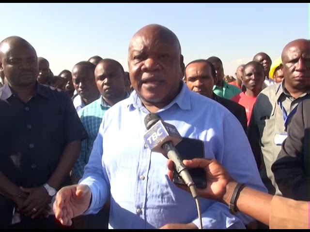 Waziri Kamwelwe akagua mradi mkubwa wa RADA