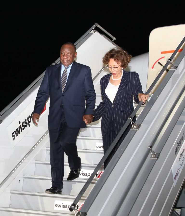 RAIS CYRIL RAMAPHOSA WA AFRIKA KUSINI AWASILI NCHINI KWA ZIARA YA SIKU MBILI