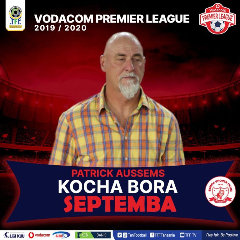 Aussems kocha bora wa mwezi Septemba