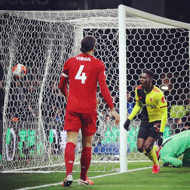 Watford waitoboa Liverpool 3 bila