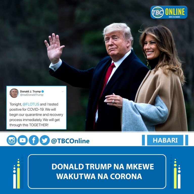 Donald Trump na mkewe wakutwa na Corona