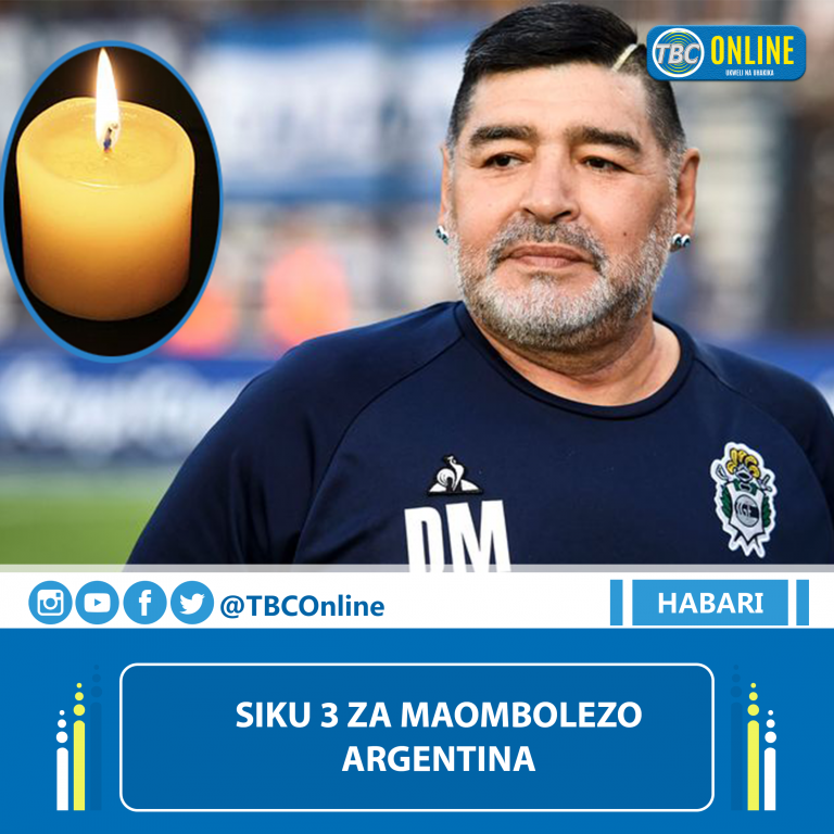 Kifo cha Maradona, Argentina yatangaza siku 3 za maombolezo