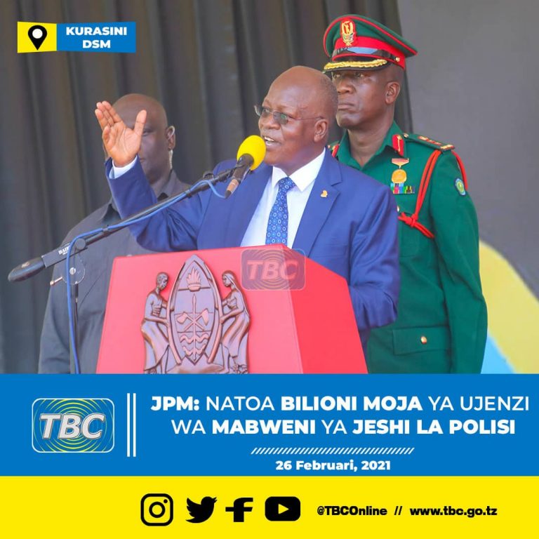 JPM akoshwa na Jeshi la Polisi, aahidi bilioni 1.5