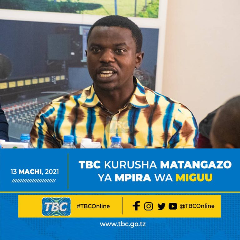 TBC kurusha matangazo ya mpira wa miguu