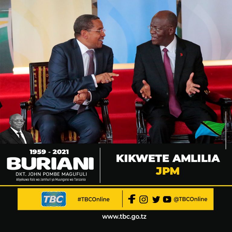 Kikwete amlilia Dkt. Magufuli