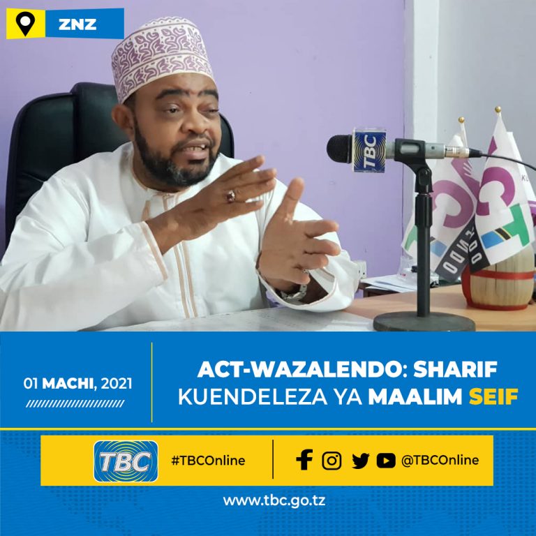 ACT-Wazalendo: Sharif kuendeleza yaliyoachwa na Maalim Seif