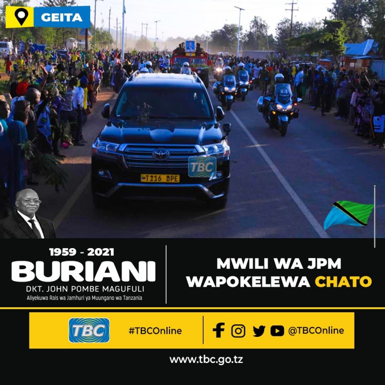 Chato: Vilio vyatawala mwili wa Dkt. Magufuli ukiwasili nyumbani