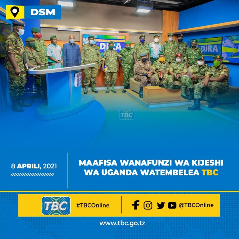 Maafisa wanafunzi wa kijeshi kutoka Uganda watembelea TBC