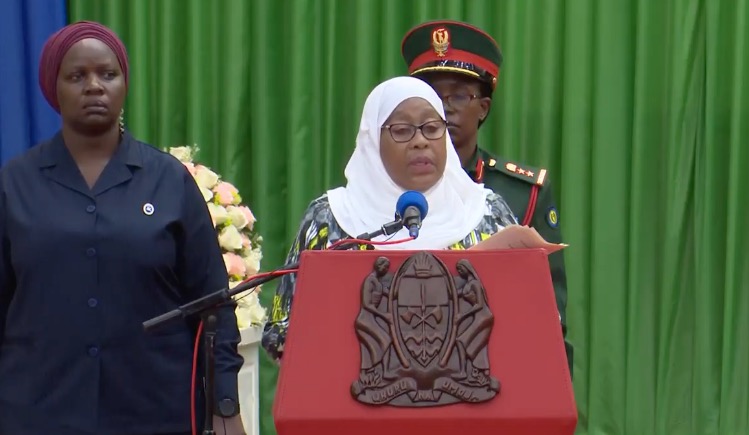 Rais Samia Suluhu Hassan kulihutubia Bunge