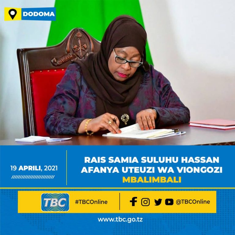 Uteuzi wa viongozi mbalimbali