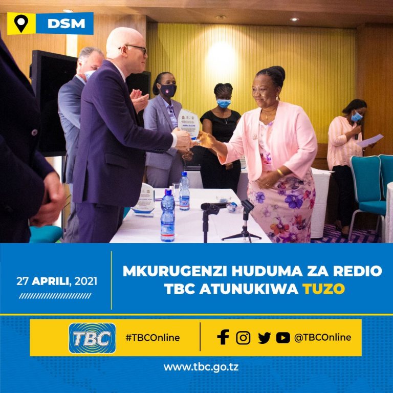 Mkurugenzi Huduma za Redio TBC apokea TUZO
