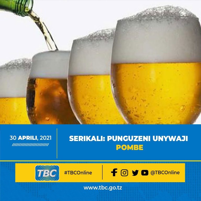 Serikali yawataka wananchi kupunguza unywaji pombe