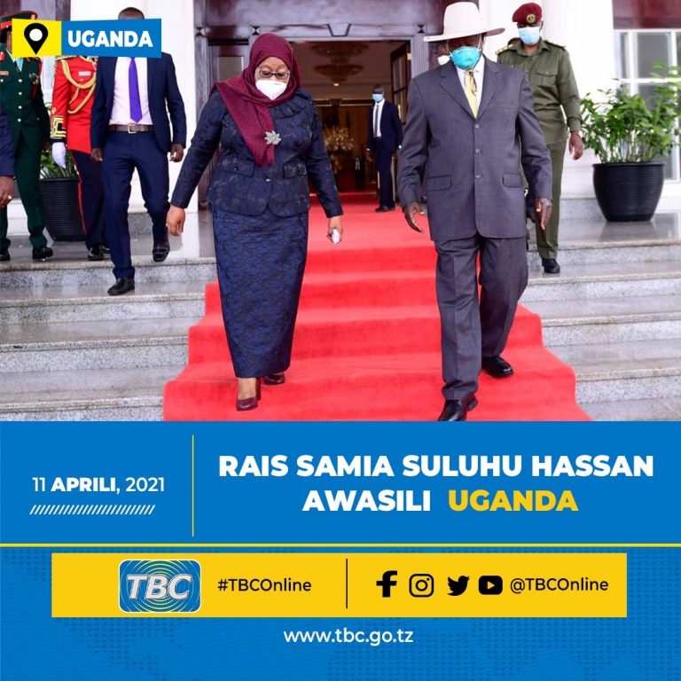 Rais Samia Suluhu Hassana awasili Uganda