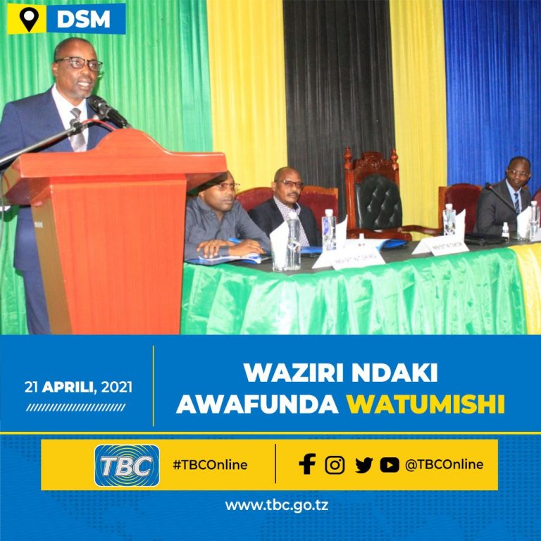 Waziri Ndaki awataka watumishi kujiepusha na rushwa