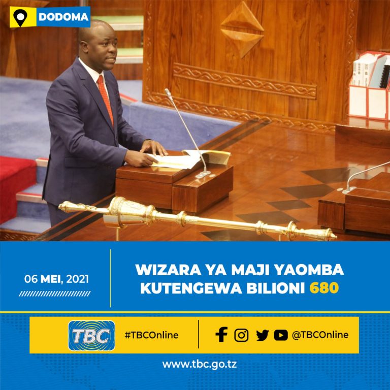 Wizara ya maji yaomba kutengewa bilioni 680