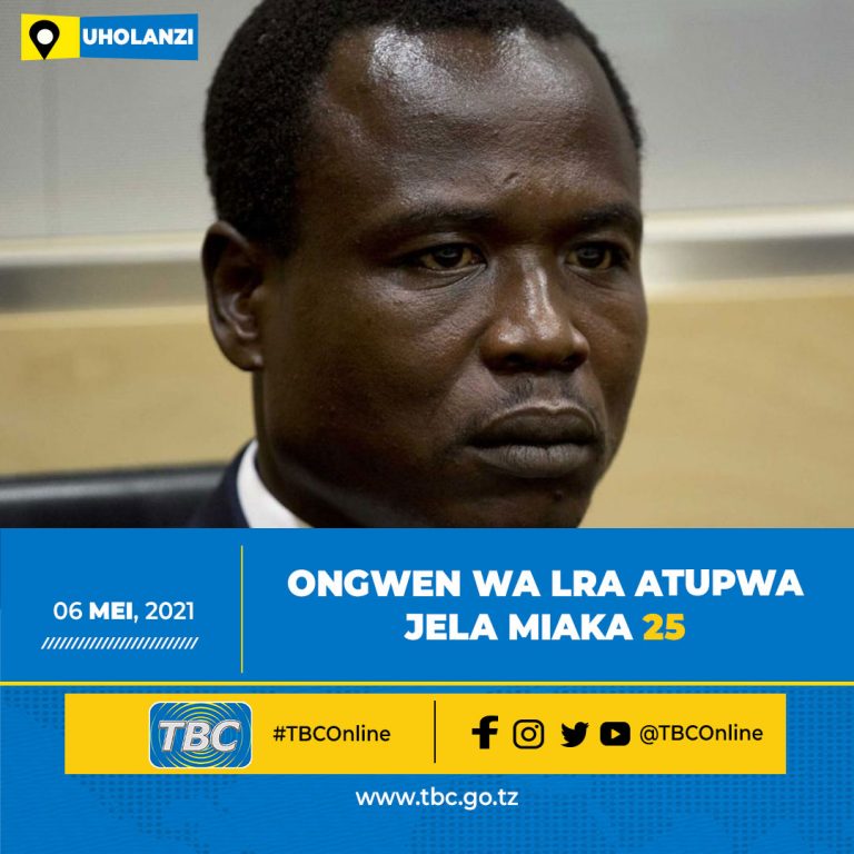 Ongwen wa LRA atupwa jela miaka 25