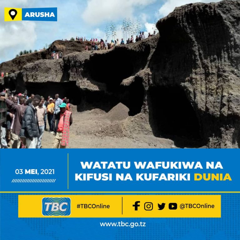 Watatu wafukiwa na kifusi na kufariki dunia