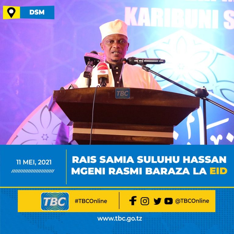 Rais Samia Suluhu Hassan mgeni rasmi Baraza la Eid