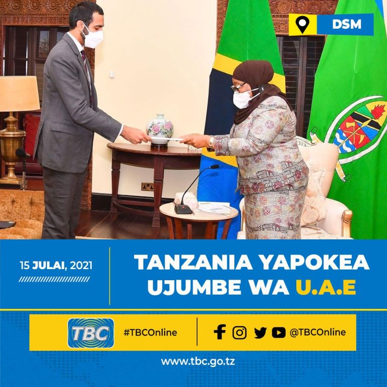 Tanzania yapokea ujumbe wa U.A.E