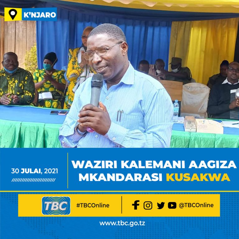 Waziri Kalemani aagiza mkandarasi  kusakwa