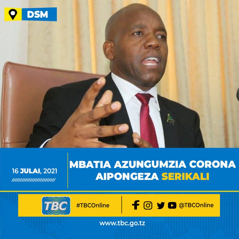 Mbatia azungumzia corona, aipongeza Serikali