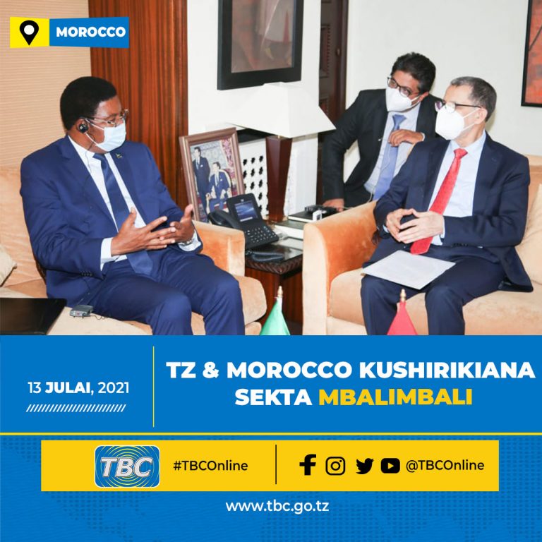 Tanzania na Morocco kushirikiana katika sekta mbalimbali