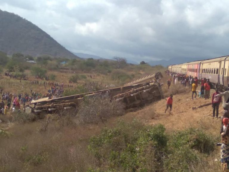 Treni yapata ajali Kidete