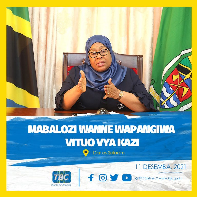 Mabalozi wanne wapangiwa vituo vya kazi