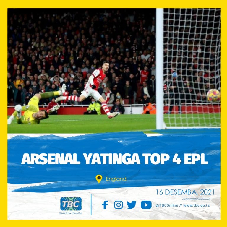 Arsenal yatinga top four EPL