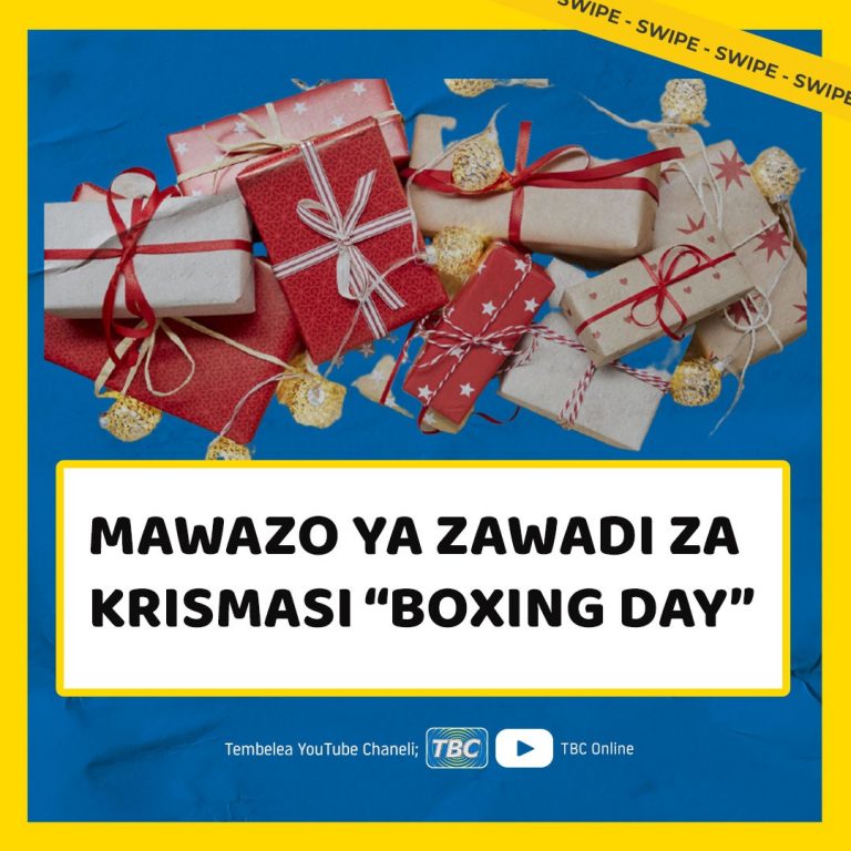 Mawazo Ya Zawadi Za Krismasi “Boxing Day”