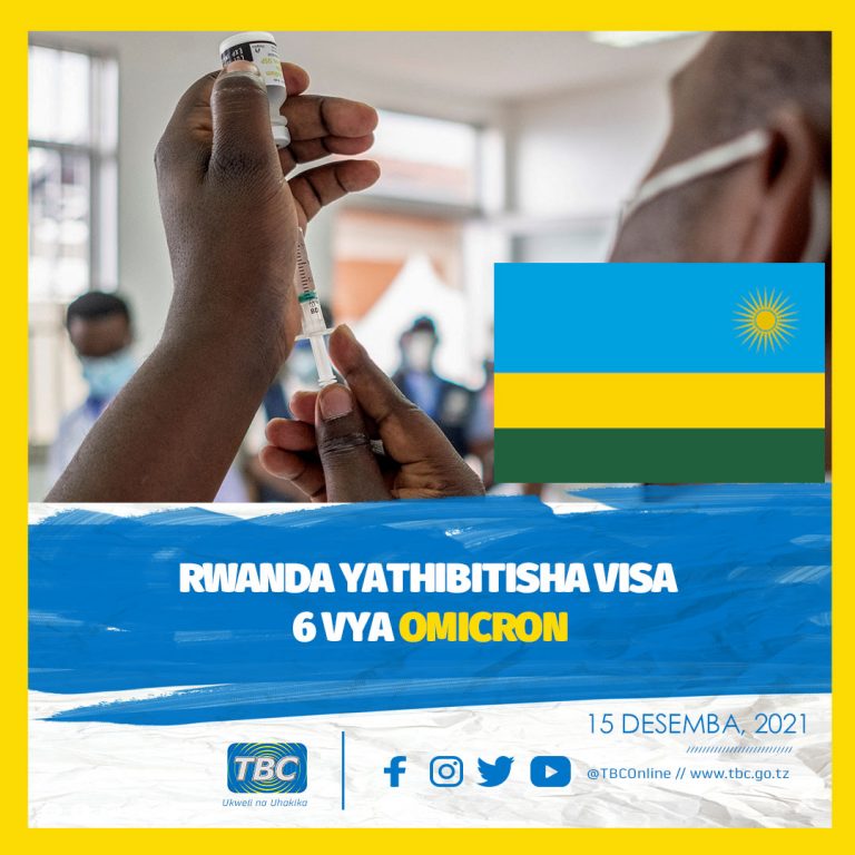 Rwanda yathibitisha visa 6 vya Omicron