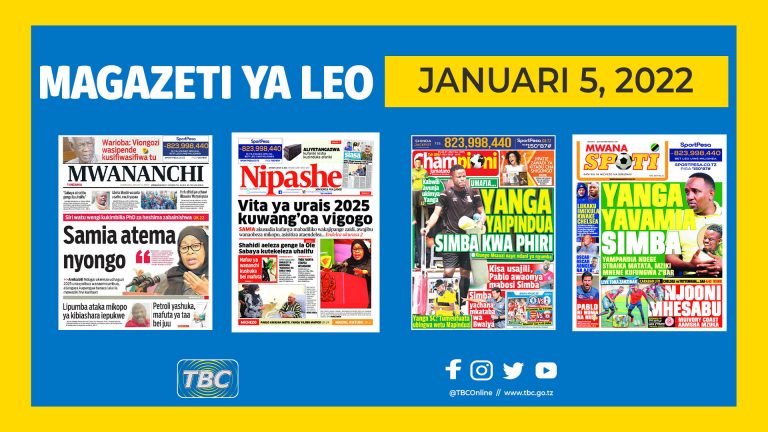 Yaliyoandikwa kwenye magazeti leo Januari 5,2022