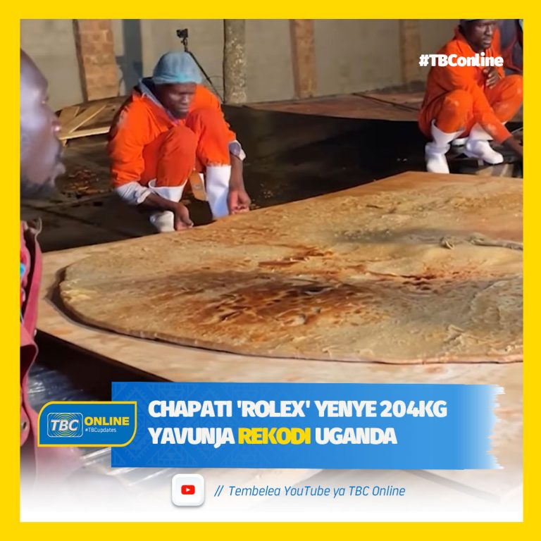 Chapati ‘Rolex’ yenye 204kg yavunja rekodi Uganda