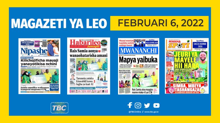 Yaliyoandikwa magazetini leo Februari 6,2022