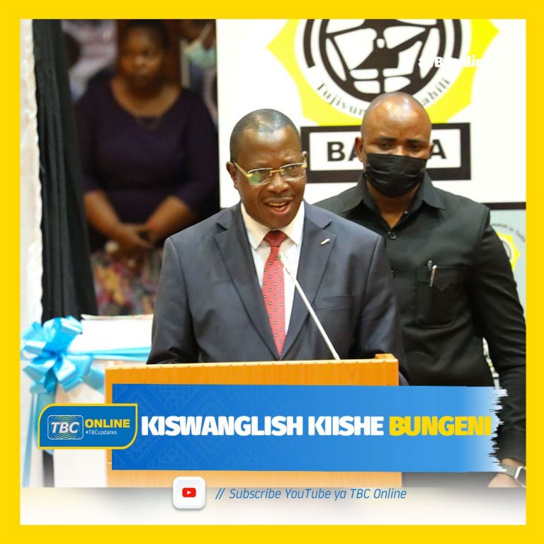 Kiswanglish kiishe Bungeni : Dkt. Mpango