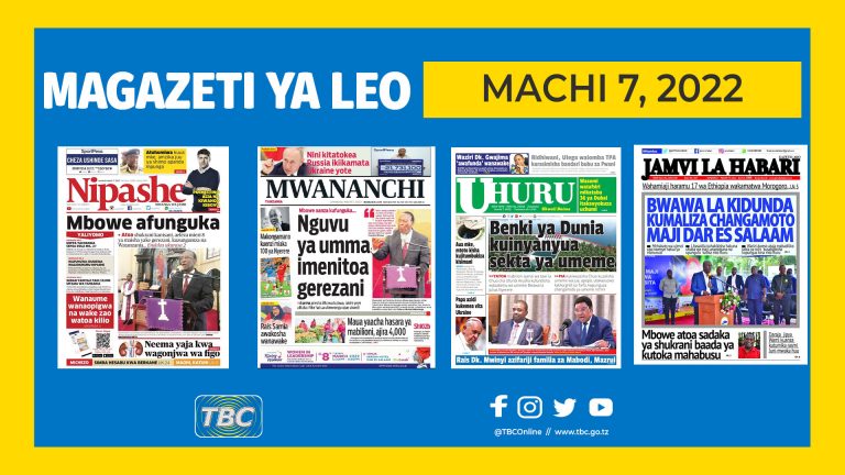 YALIYOJIRI KWENYE KURASA ZA MAGAZETI LEO