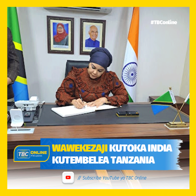 Wawekezaji kutoka India kutembelea Tanzania