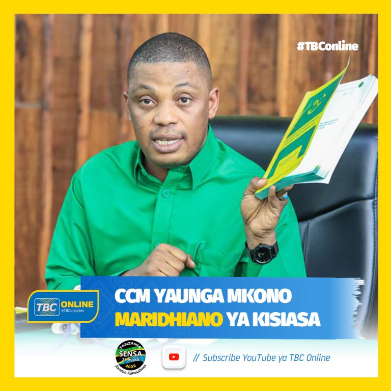 CCM yaunga mkono maridhiano ya kisiasa