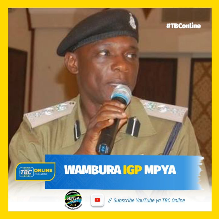 Camillus Wambura ateuliwa kuwa IGP