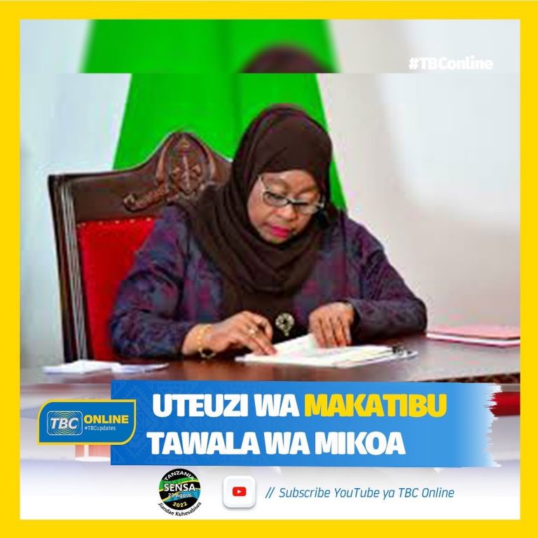 Uteuzi Makatibu Tawala wa Mikoa