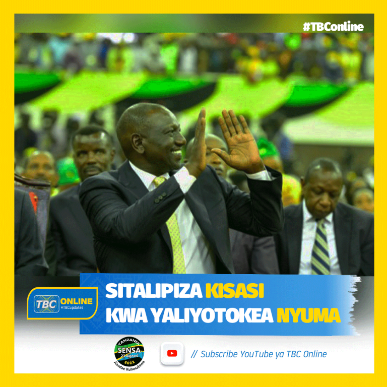 Ruto: Sitalipiza kisasi kwa yaliyotokea nyuma