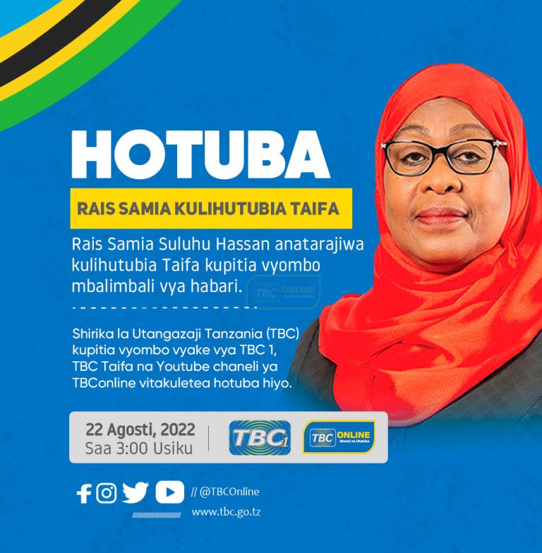 Rais Samia kulihutubia Taifa