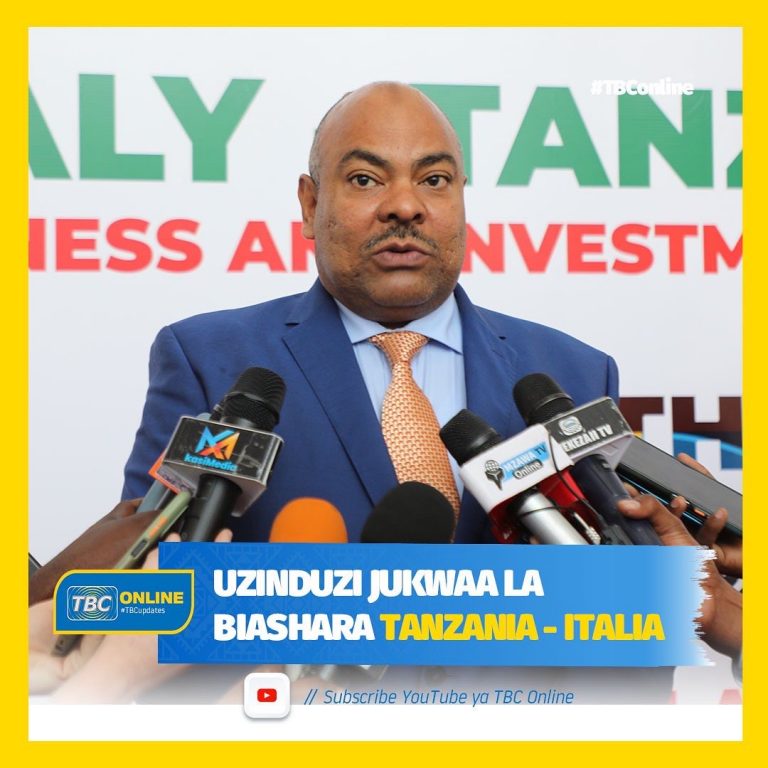 Uzinduzi wa jukwaa la biashara Tanzania – Italia