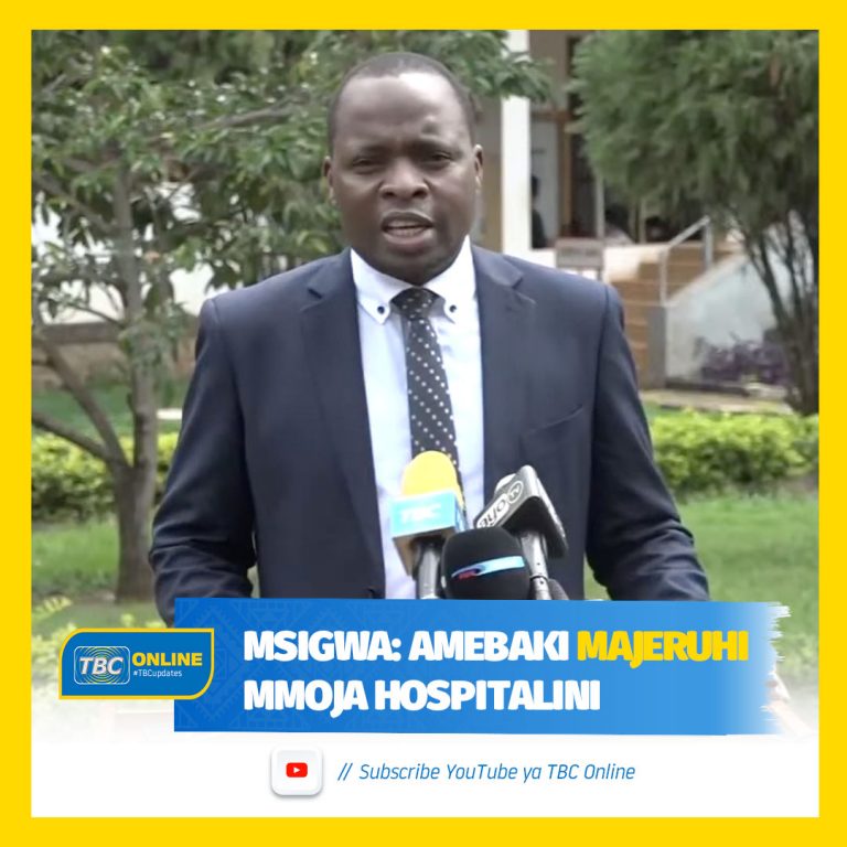 Msigwa : Amebaki majeruhi mmoja  hospitalini