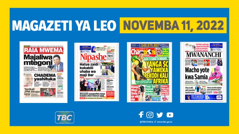 Yaliyoandikwa kwenye magazeti Novemba 11,2022