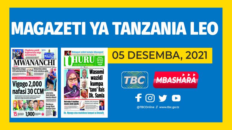 Yaliyojiri kwenye kurasa za Magazeti leo