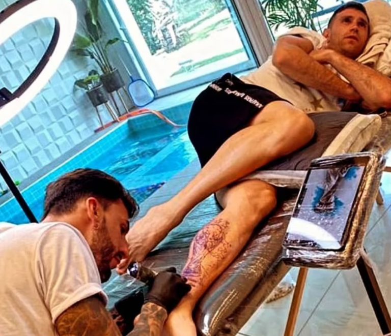 Martinez achora tattoo ya Kombe la Dunia