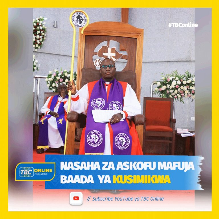 NASAHA ZA ASKOFU MAFUJA BAADA YA KUSIMIKWA